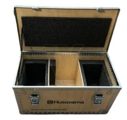 Husqvarna Opbergbox Hout 2x Accu & Lader -Husqvarna 529475101 3 HUSQVARNA20OPBERGBOX20HOUT202X20BLI20ACCU2020QC20LADER