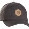 Husqvarna Cap Graniet Lederen Patch