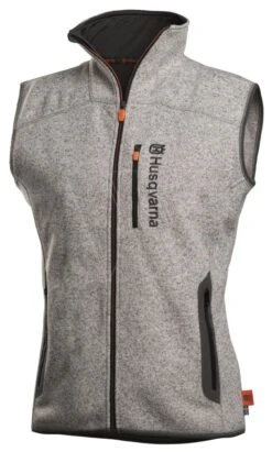 Husqvarna Fleece Vest Staal Grijs Xs