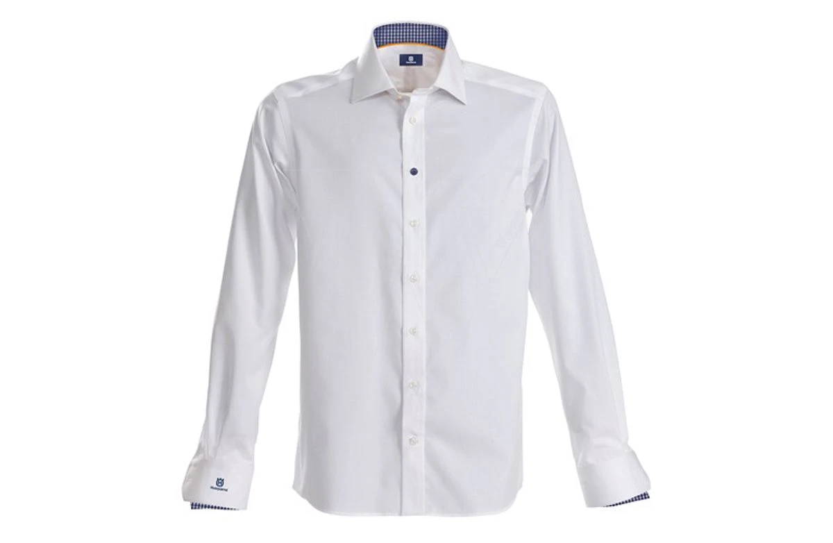 Husqvarna witte blouse man - m Husqvarna Witte Blouse Man - M -Husqvarna Husqvarna20witte20blouse20heren205820506xx 1